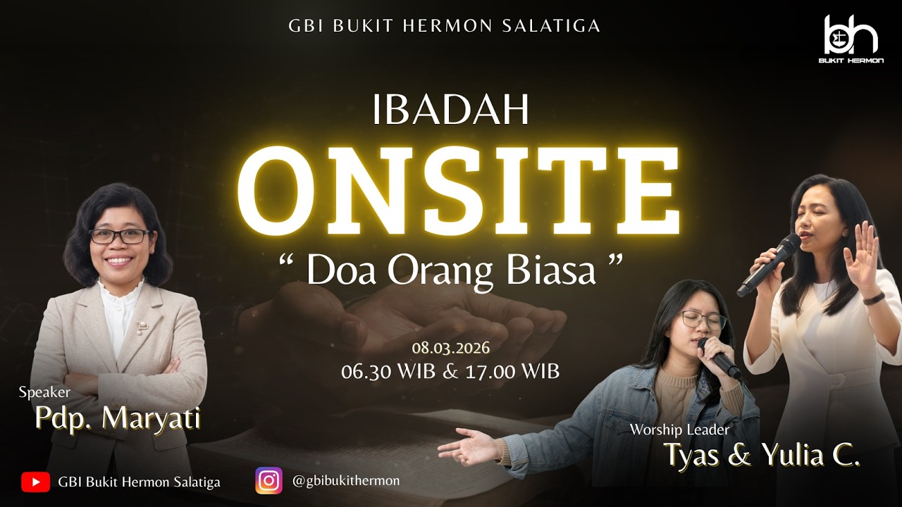 Ibadah Raya II GBI Bukit Hermon Salatiga | 8 Maret 2026