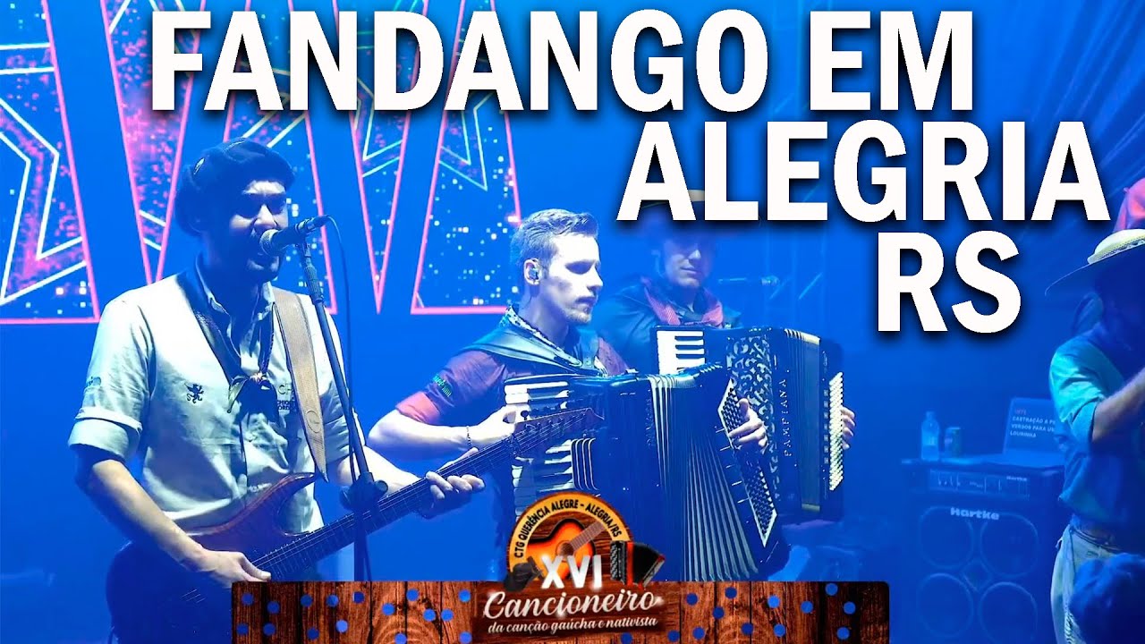 Fandango no CTG de Alegria RS Chiquito e Bordoneio Abertura do show Medley Tudo Vem Do Campo Ao Vivo