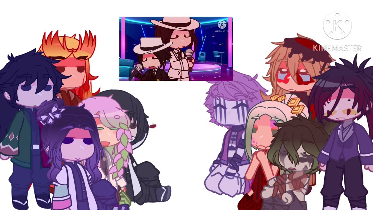 Hashira and upper react to  mj and Muzan