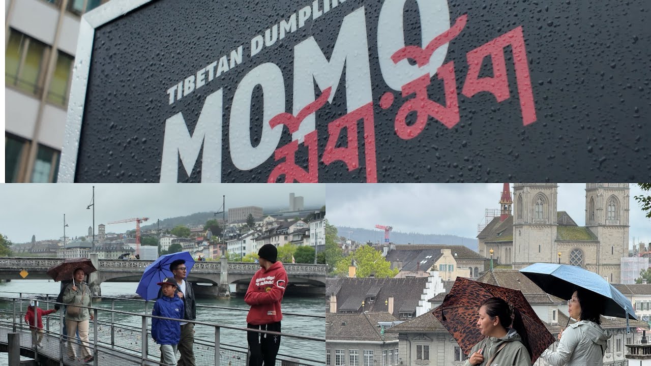 Famous Tibetan MoMo In Zurich Switzerland 🇨🇭 #tibetanyoutuber #tibetanvloger# ten Momo #swiss 