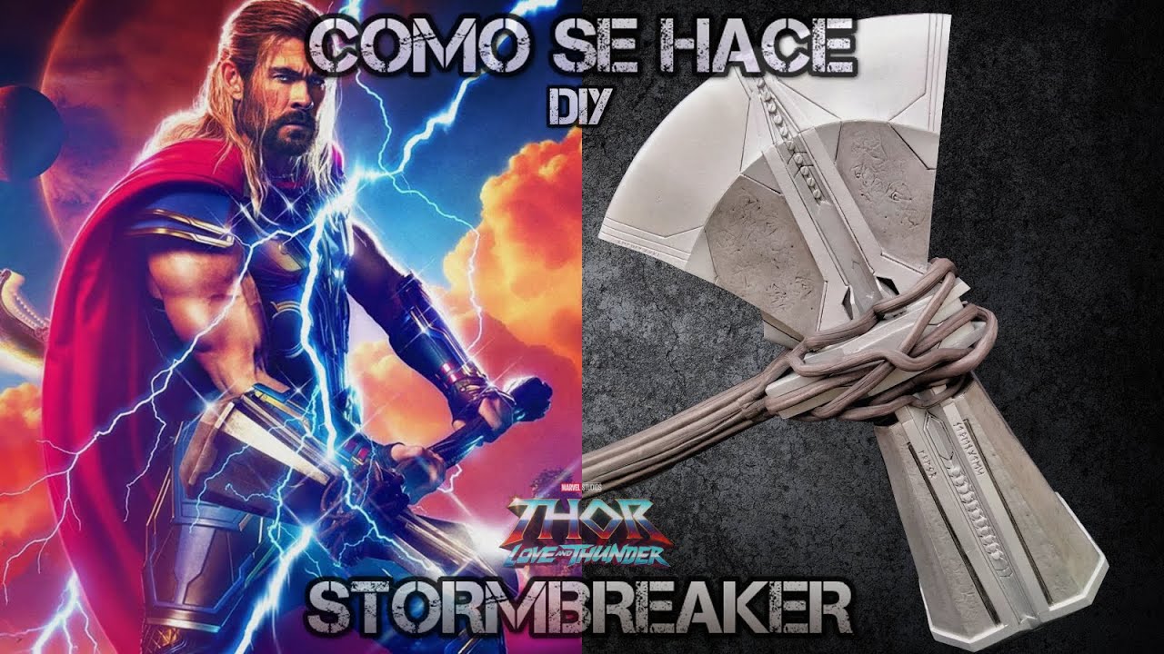 Como Se Hace: Stormbreaker - Thor Love and Thunder - Marvel - Goma Eva DIY