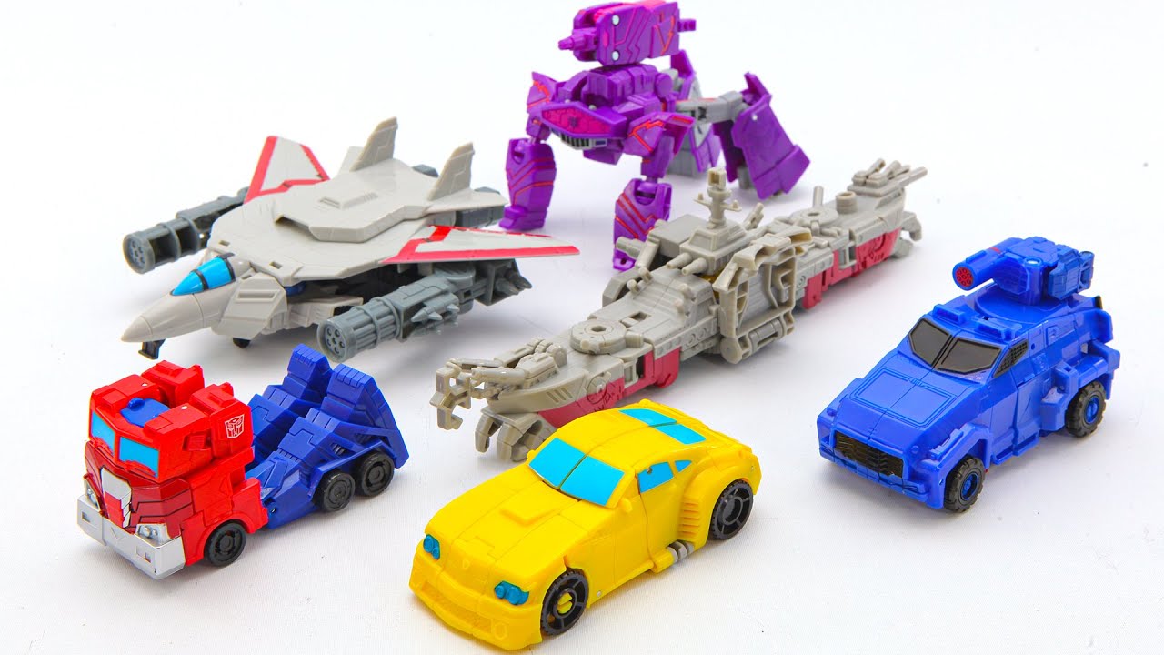 Transformers Cyberverse Spark Armor Optimus Prime Bumblebee Shockwave Soundwave Car Robot Toys