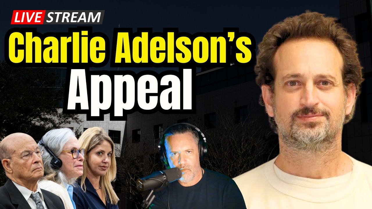 LIVE Court Stream: Charlie Adelson's Appelate Hearing After Being Convicted of Murder for Dan Markel