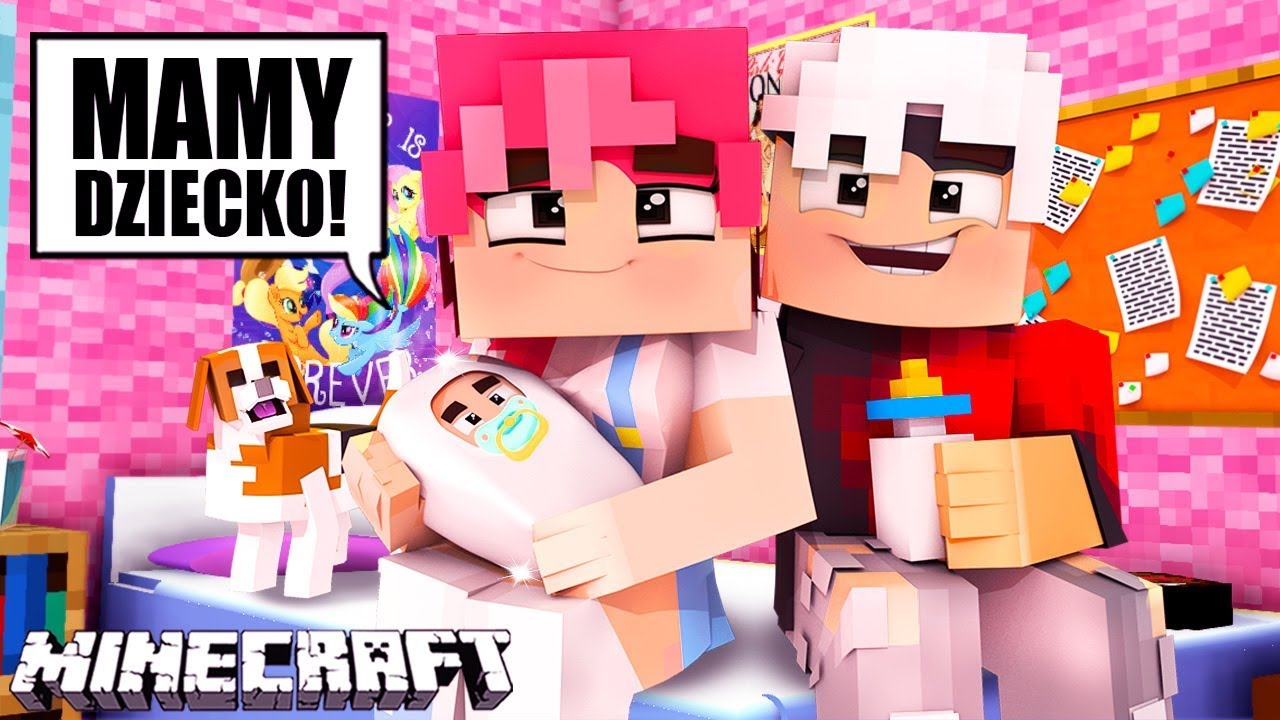 ROZSTANIE i NOWY SŁODZIAK W RODZINCE! - MINECRAFT RODZINKA