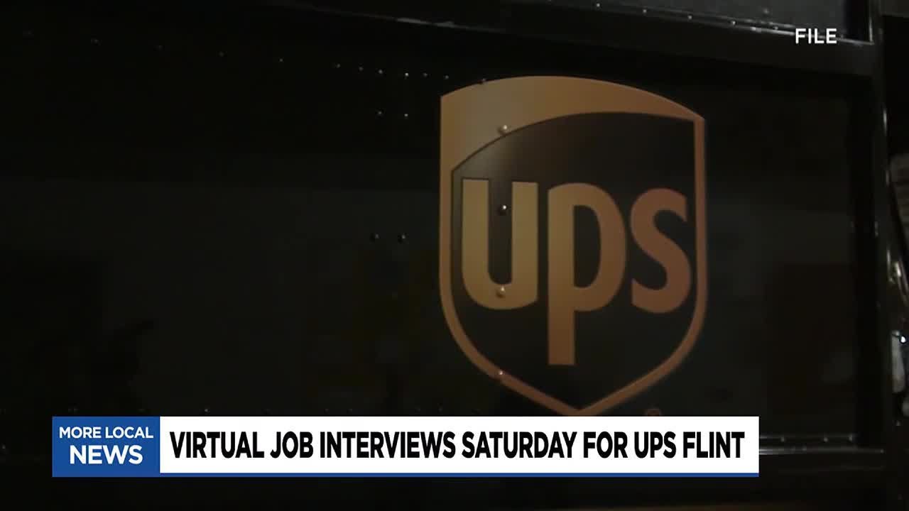 Virtual UPS job interviews Saturday in Flint