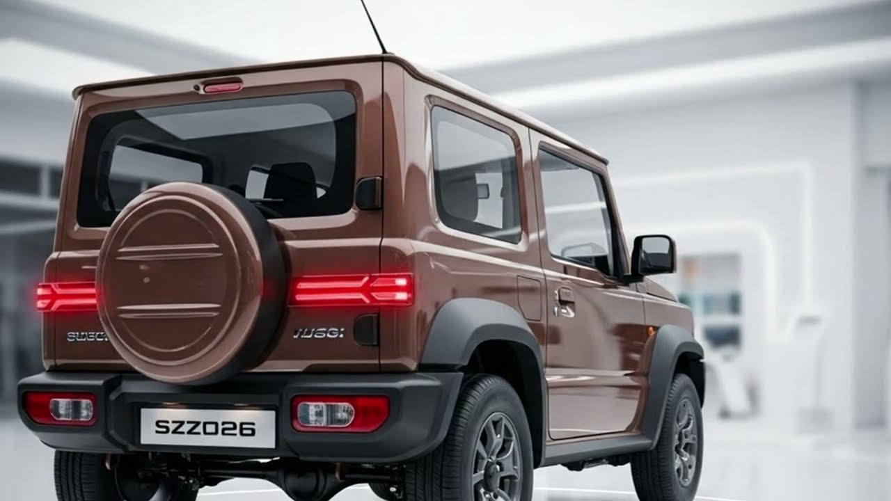🔥 Maruti Jimny 5-Door Van 2026 – नई ब्राउन वैन, दमदार पावर और स्टाइलिश लुक! 🏍️💥