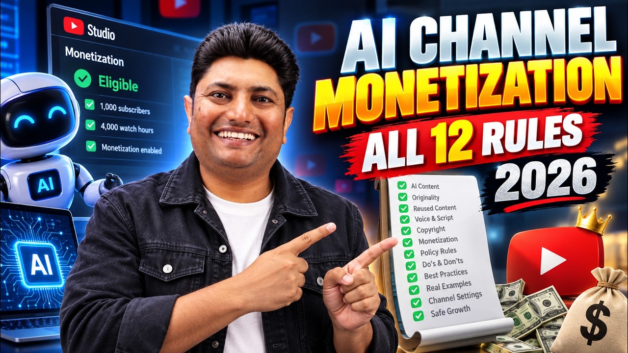 AI Channel Monetization Rules 2026 | How to Monetize an AI YouTube Channel &ndash; 12 Important Rules