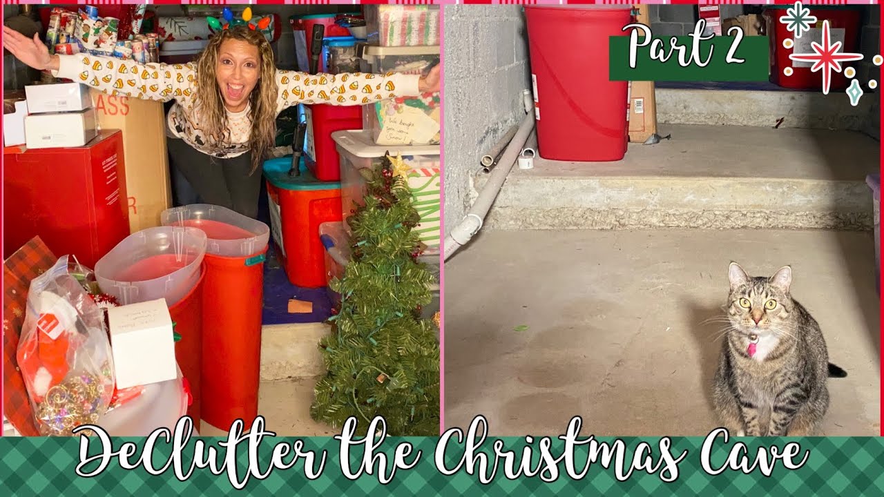 Hoarders ❤️ DeClutter & Organize the Christmas Cave Part 2 | Clutter Free Motivation