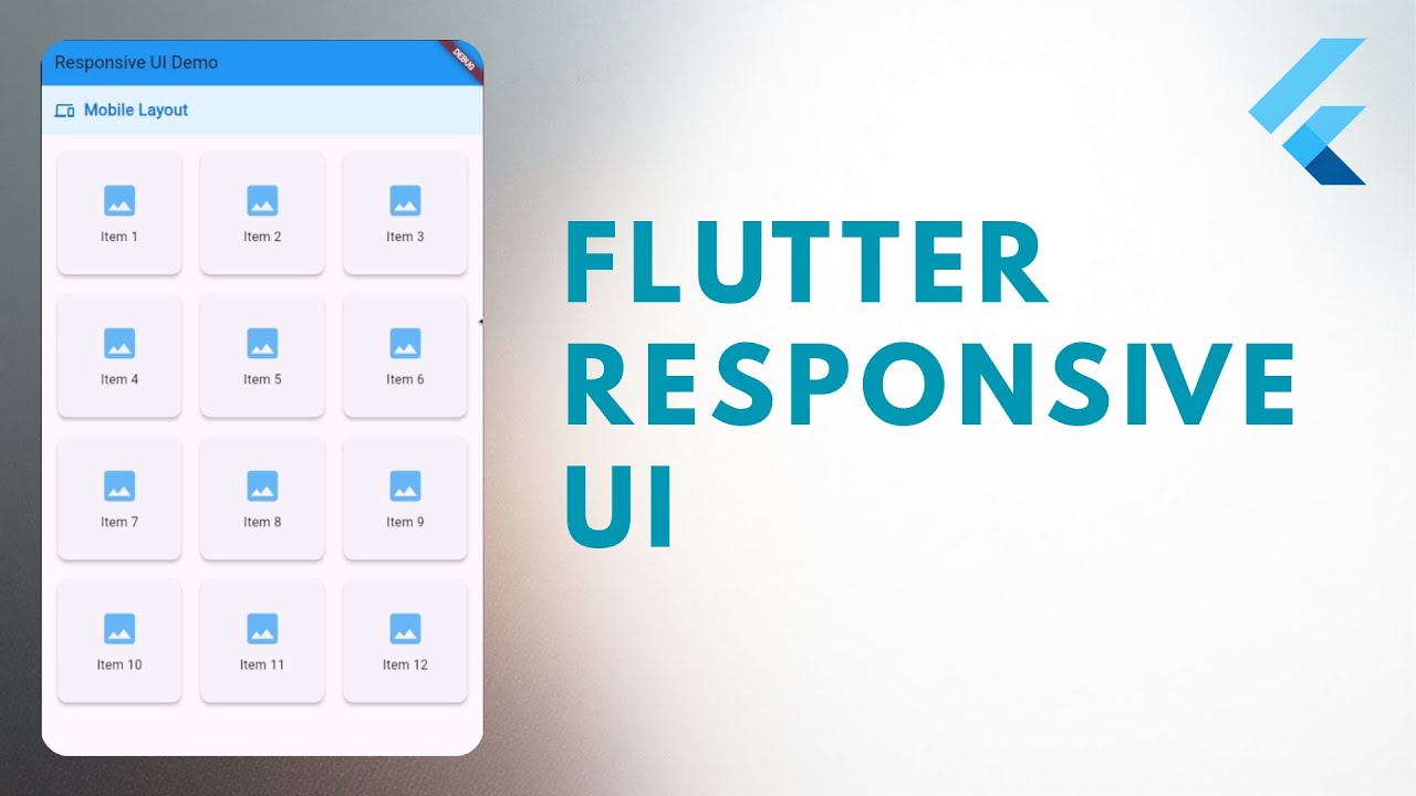 Flutter Responsive Design Tutorial - Adapt to ANY Screen Size!