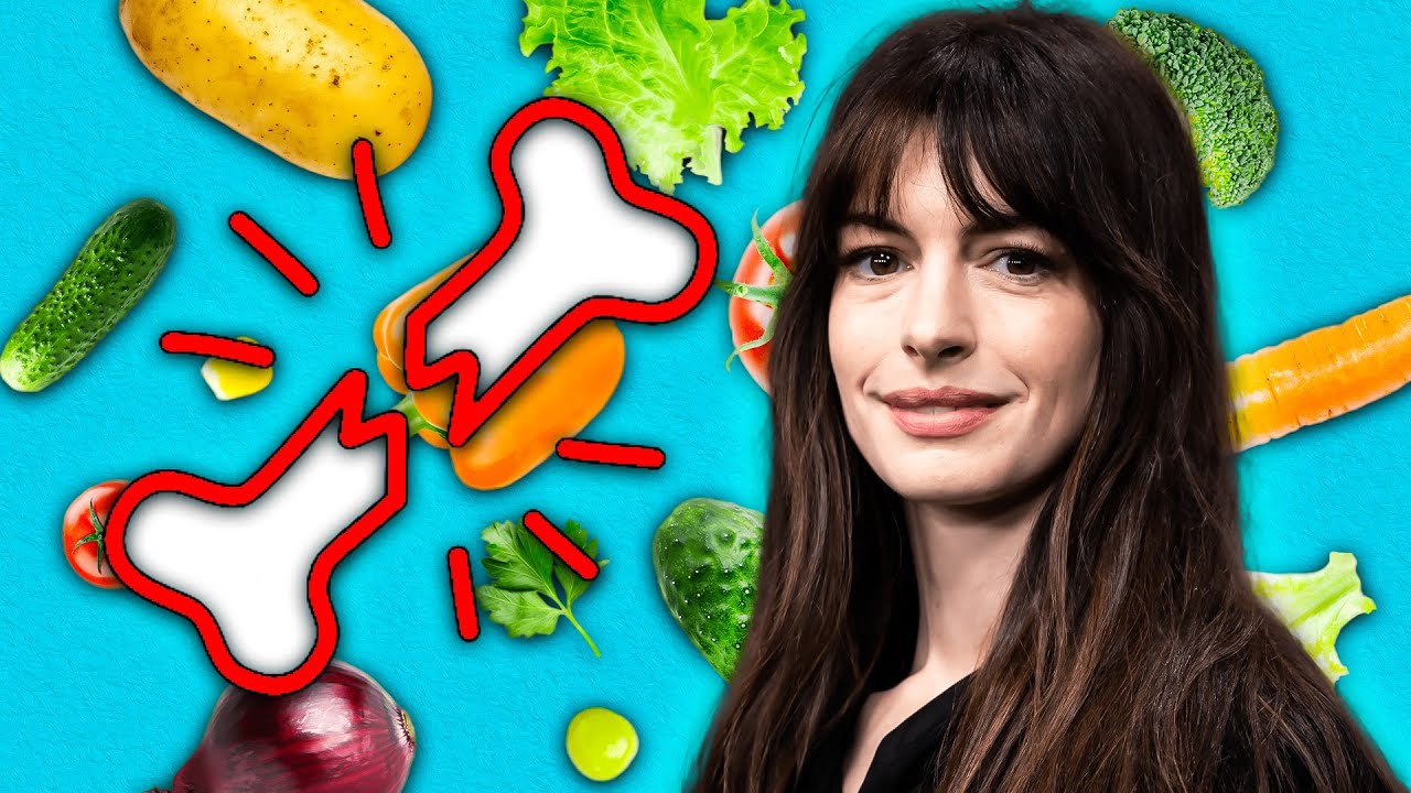 Vegan Celebrities BREAKING Their BONES?! (Anne Hathaway)