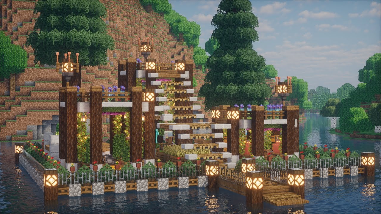 Minecraft : Spruce Lake House Tutorial