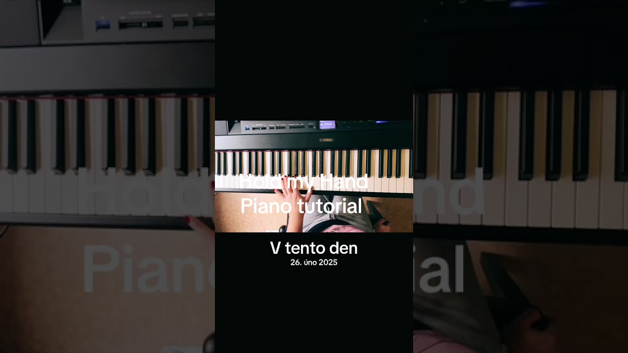 Hold my Hand - piano tutorial