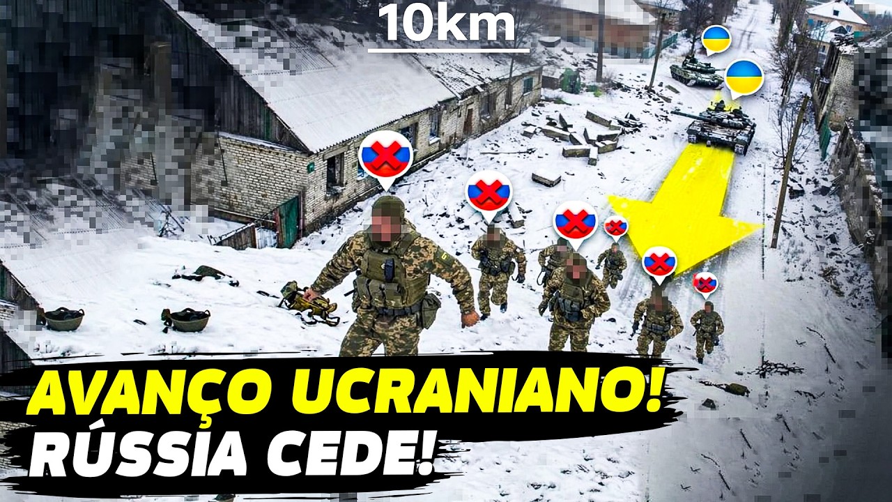 Algo enorme acontece: Ucrânia rompe defesa russa e avança 10 km na frente