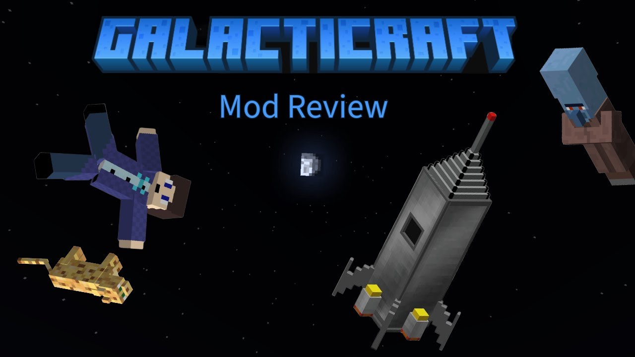 Galacticraft Legacy Mod Review! Minecraft 1.12.2