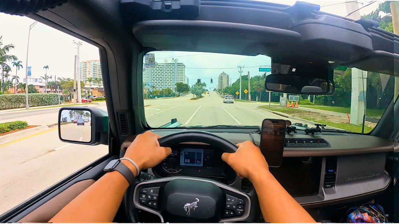 FORD BRONCO Outer Banks POV [4K] Scenic Drive (Ft. Lauderdale Beach, FL)