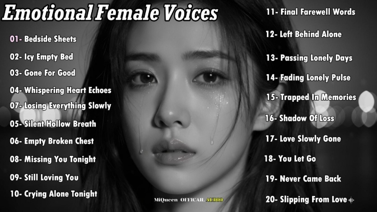Heartbreak Songs That Heal | Emotional Female Vocals | Deep Feelings Music 2026 #MiQueen #sadsong