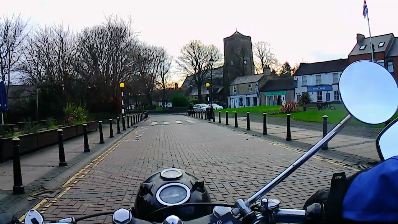 Cramlington Village, Blagdon & Brenkley Through the Clarts by AJS Model 8.