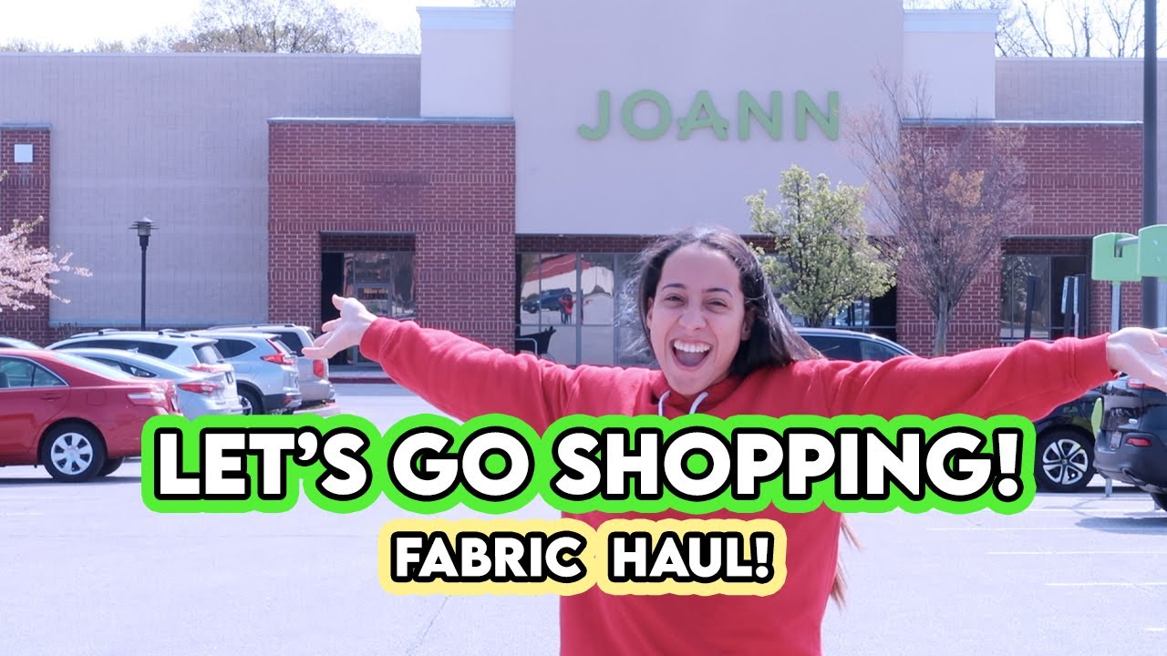 Fabric Shopping for my Embroidery Business@JOANNStores| SHOP WITH ME | FABRIC HAUL