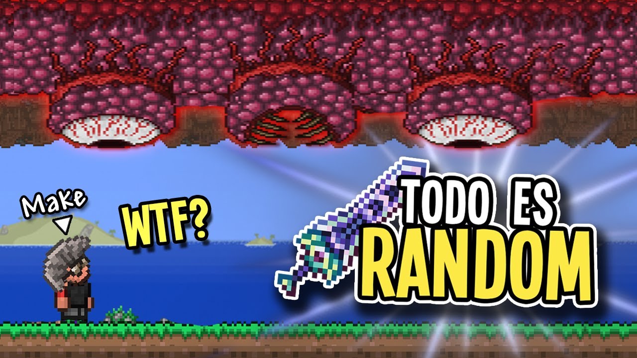 Terraria pero ABSOLUTAMENTE TODO es RANDOM 😵‍💫