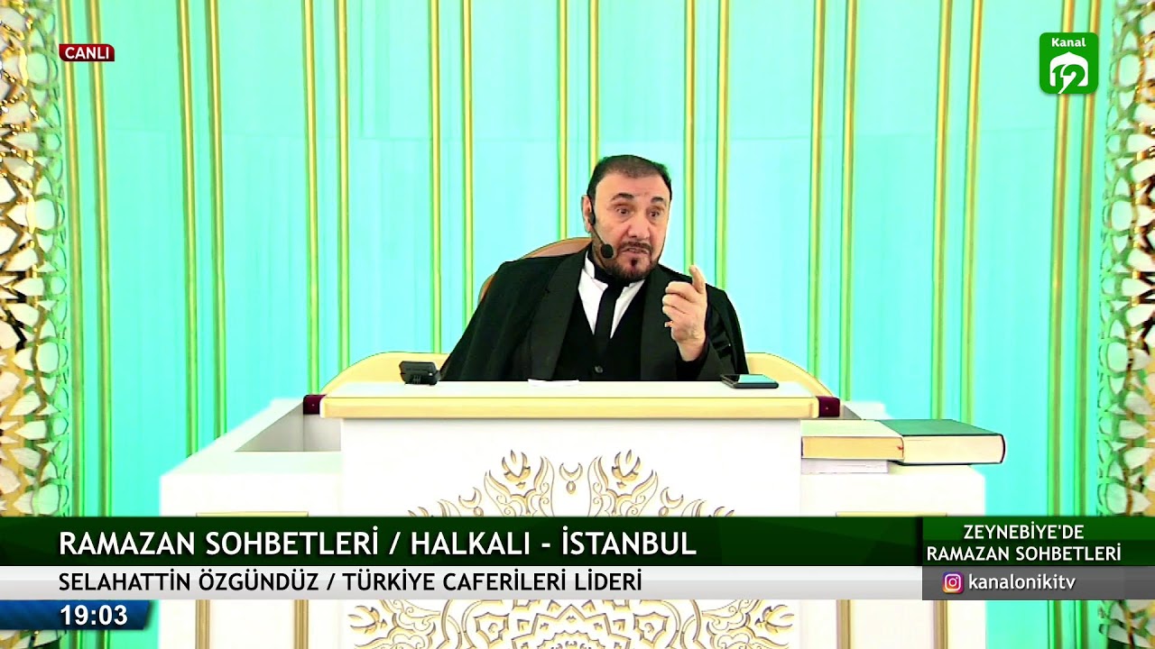 🔴KANAL 12 CANLI YAYIN / ZEYNEBİYE'DE RAMAZAN SOHBETLERİ