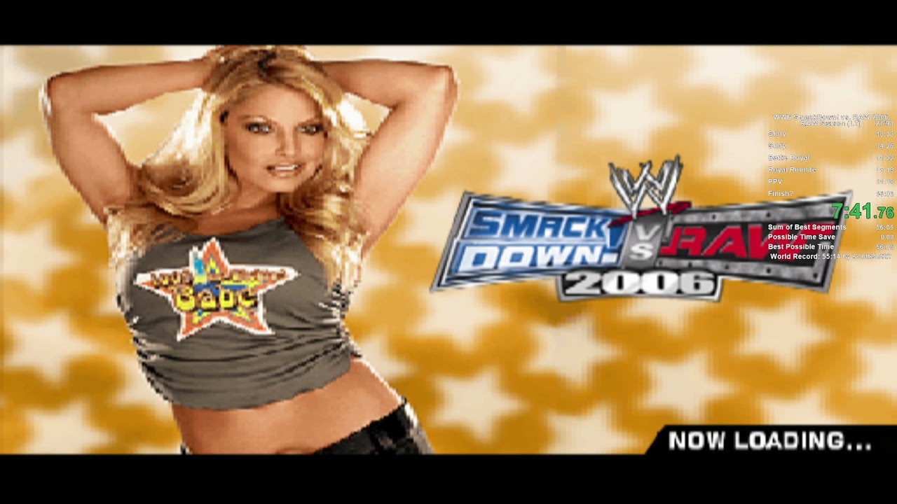 WWE SmackDown! vs. RAW 2006 Speedrun (LT RAW) in 47:57