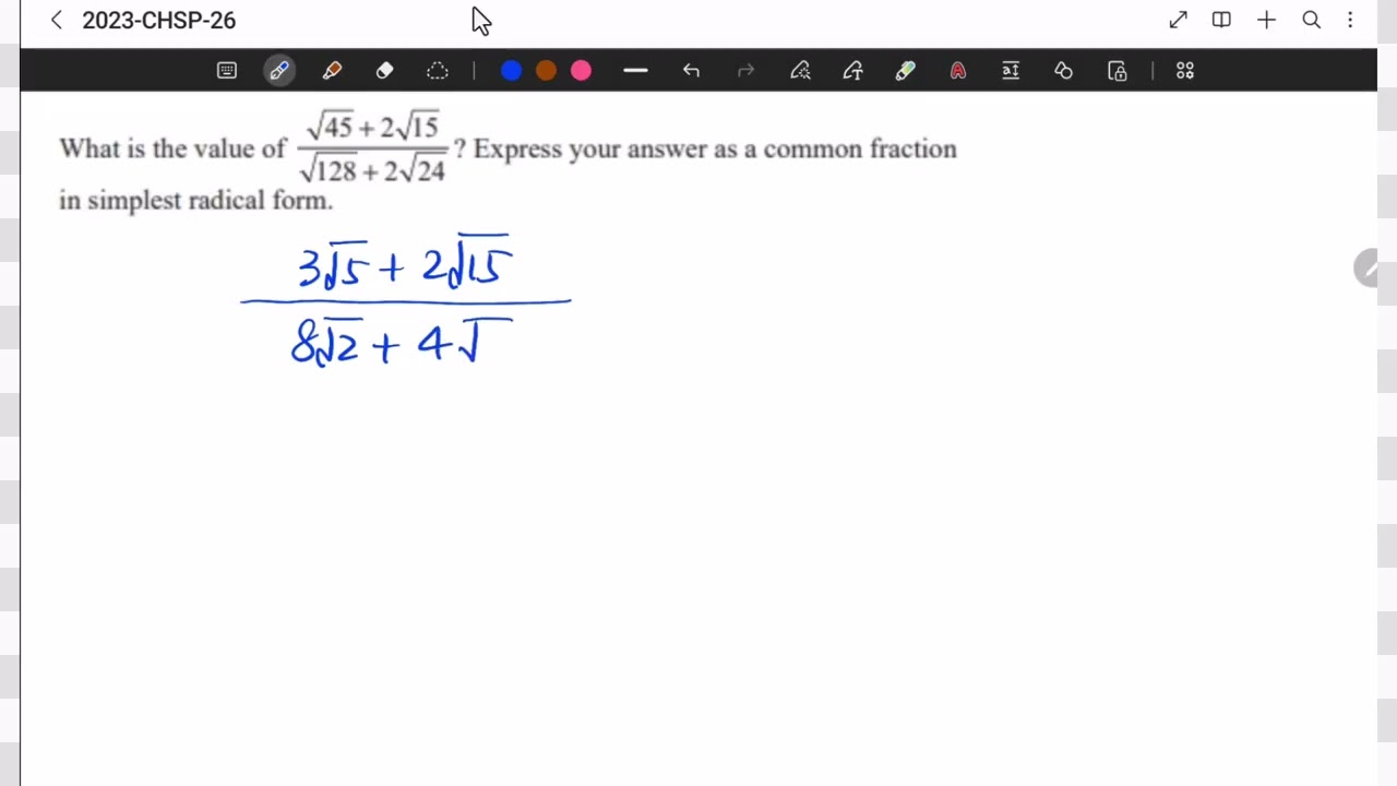 2023 Mathcounts Chapter Level Sprint Round Question 26 Follow Hudson