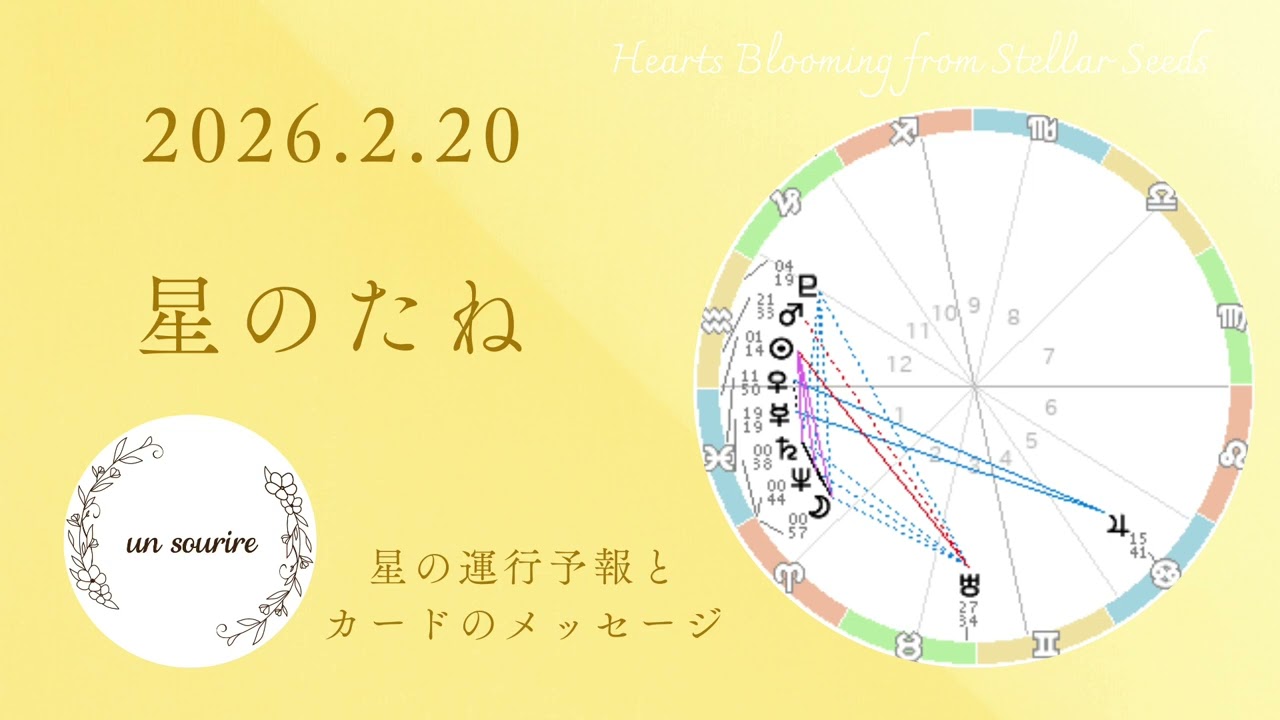 月は土星海王星が待つスタートの牡羊座へ♈️現実を動かしていく🌟2/20メッセージ