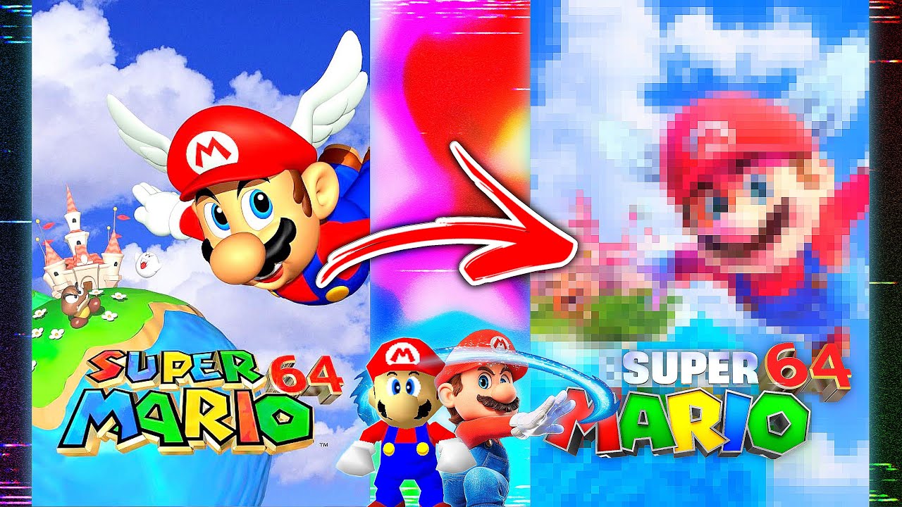 [RareGalaxy5] I MOVIEFIED the SUPER MARIO 64 Box Art!!
