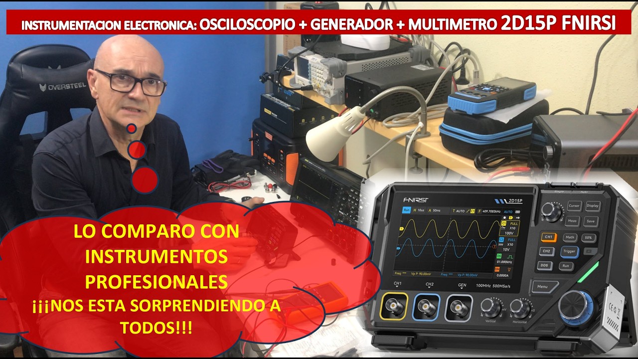 ESPECTACULAR INSTRUMENTO  3 en 1 2D15P FNIRSI