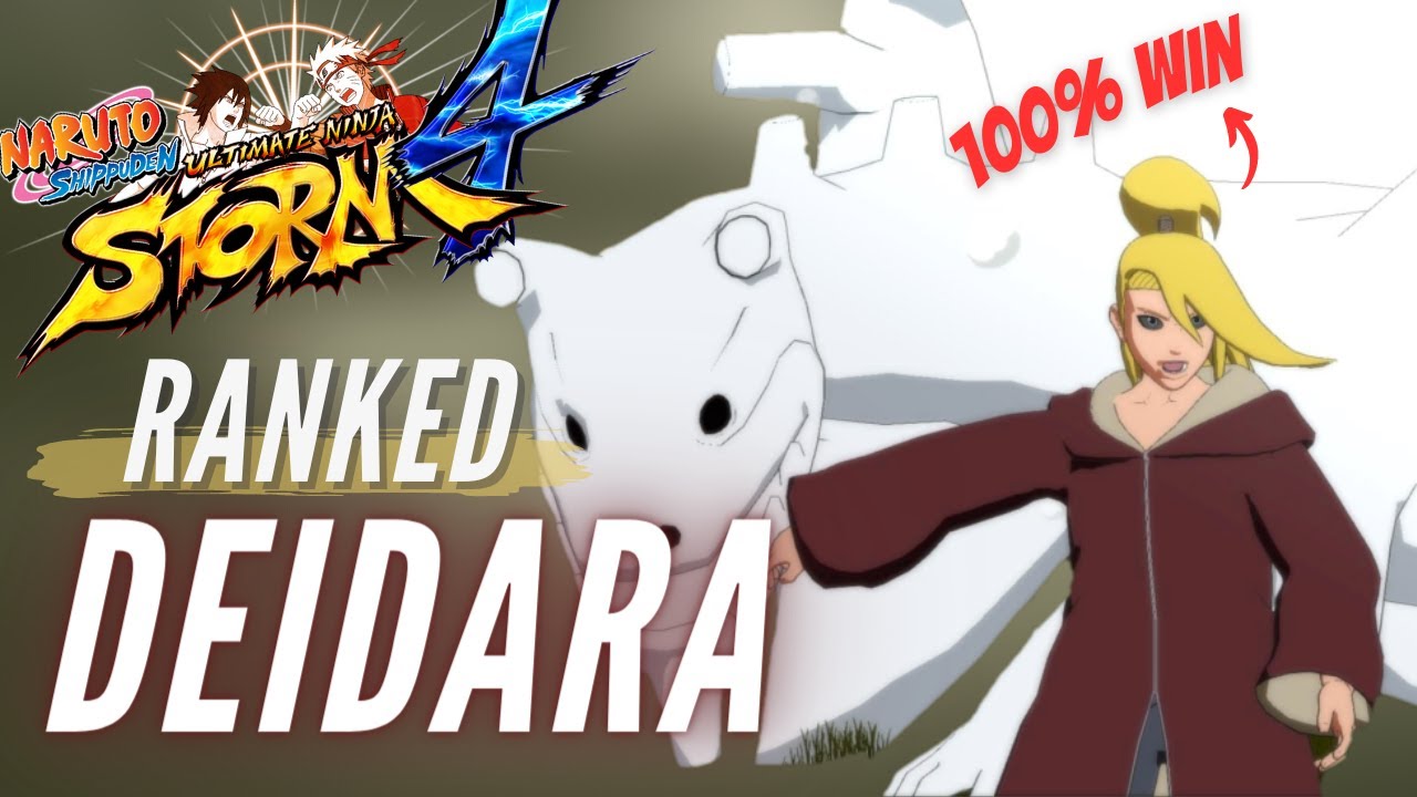 DEIDARA la LÉGENDE du RANKED - Naruto Storm 4 Ranked #6