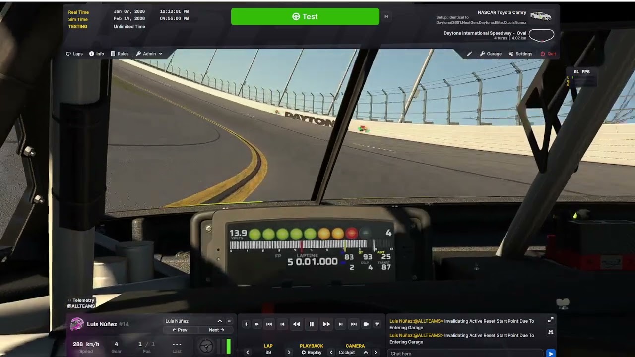 iRacing NASCAR Next Gen at Daytona 500 FREE SETUP