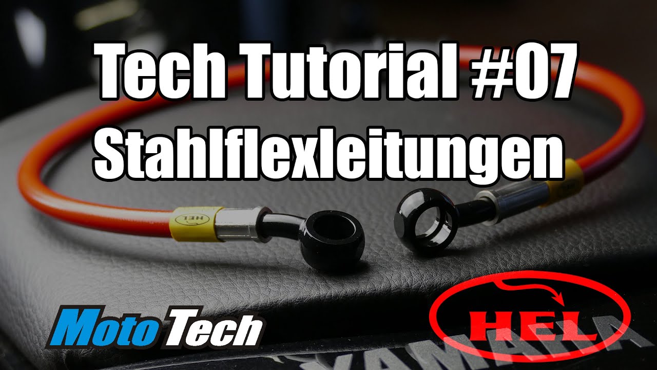 MotoTech Tutorial #07 - Bremse | Leitungen wechseln | Stahlflex | HEL Performance