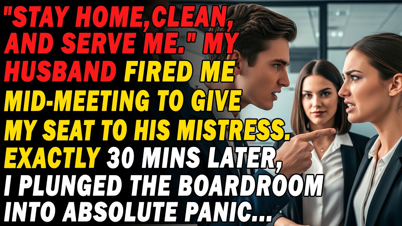 👠 😏 Fired By My Husband Mid-Meeting To Seat His Mistress, I Left Them Trembling...😡 😤