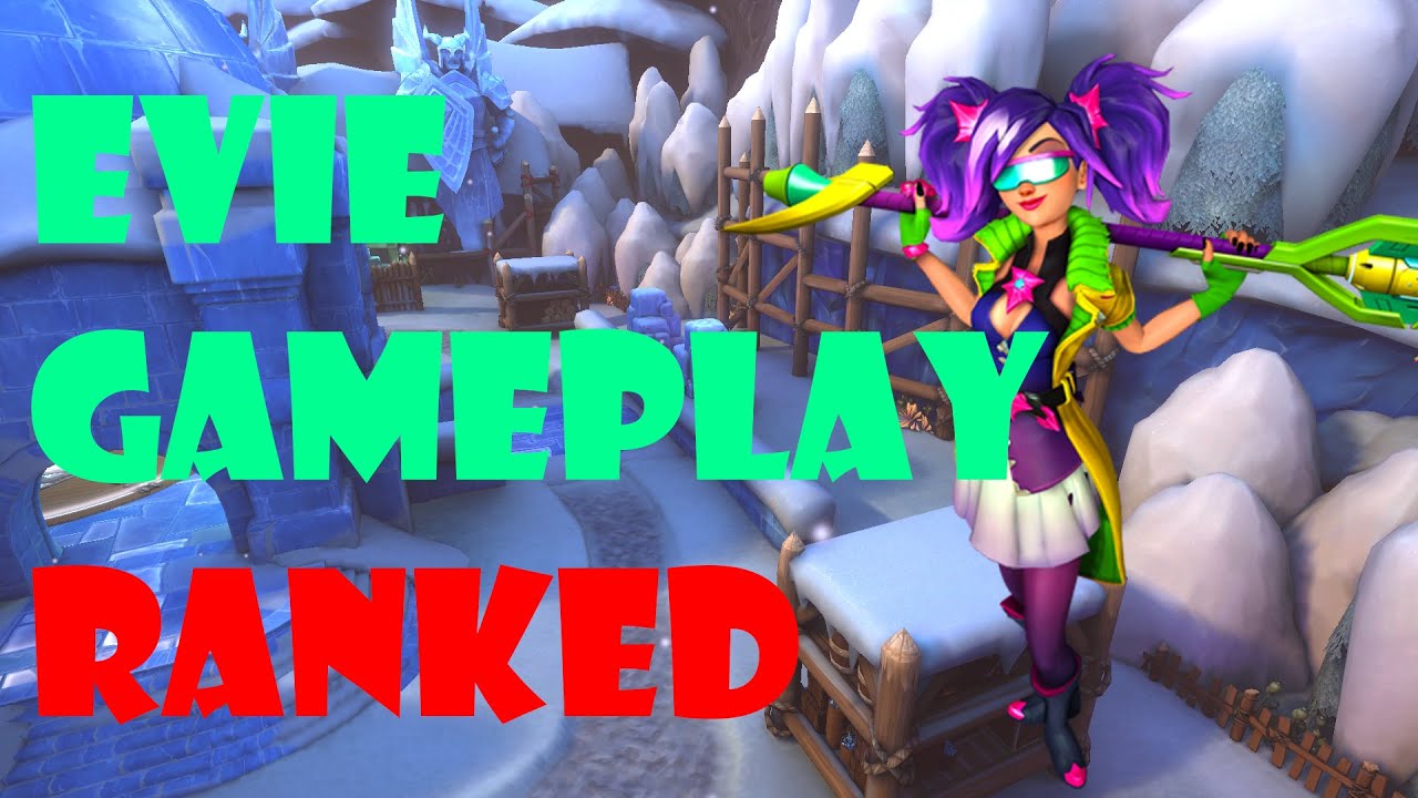 Paladins Evie ranked gameplay - playing against 2 healers is always fun