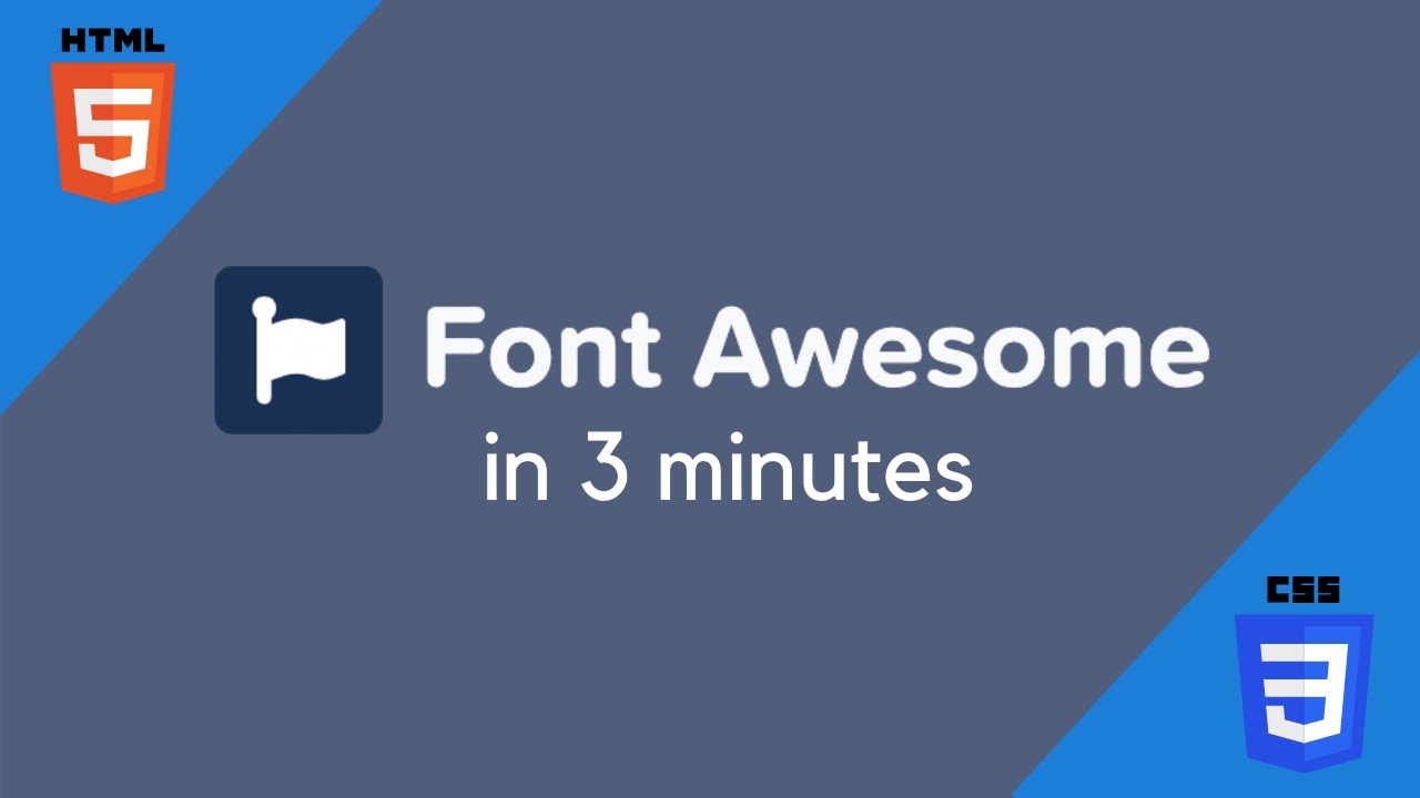 How to Add Icons to Your Website using Font Awesome | HTML CSS