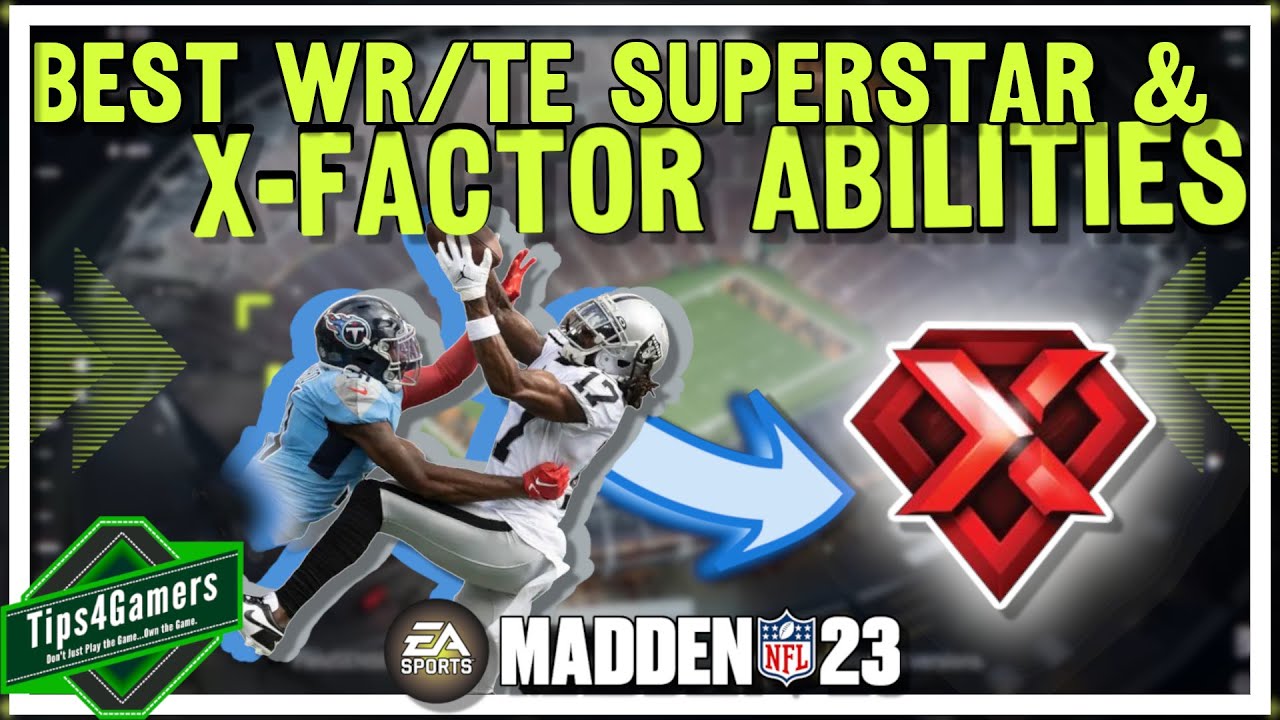 Best Superstar X Factor Abilities for WR's & TE's in Madden 23 Franchise Mode