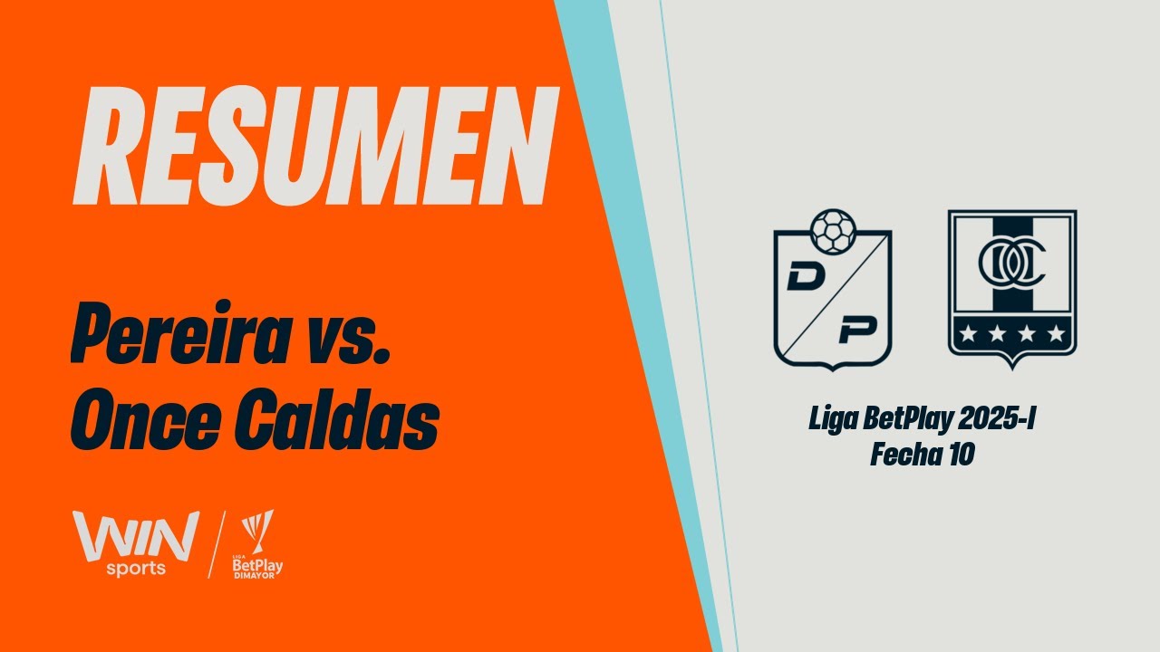 Pereira vs. Once Caldas (resumen y goles) | Liga BetPlay Dimayor 2025-1 | Fecha 10