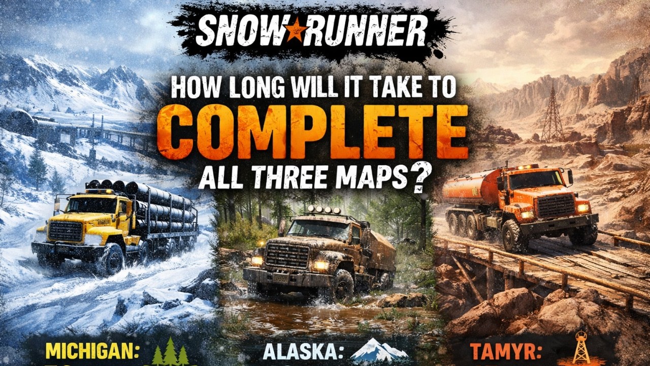 How Long Does 100% SnowRunner REALLY Take?! LIVE