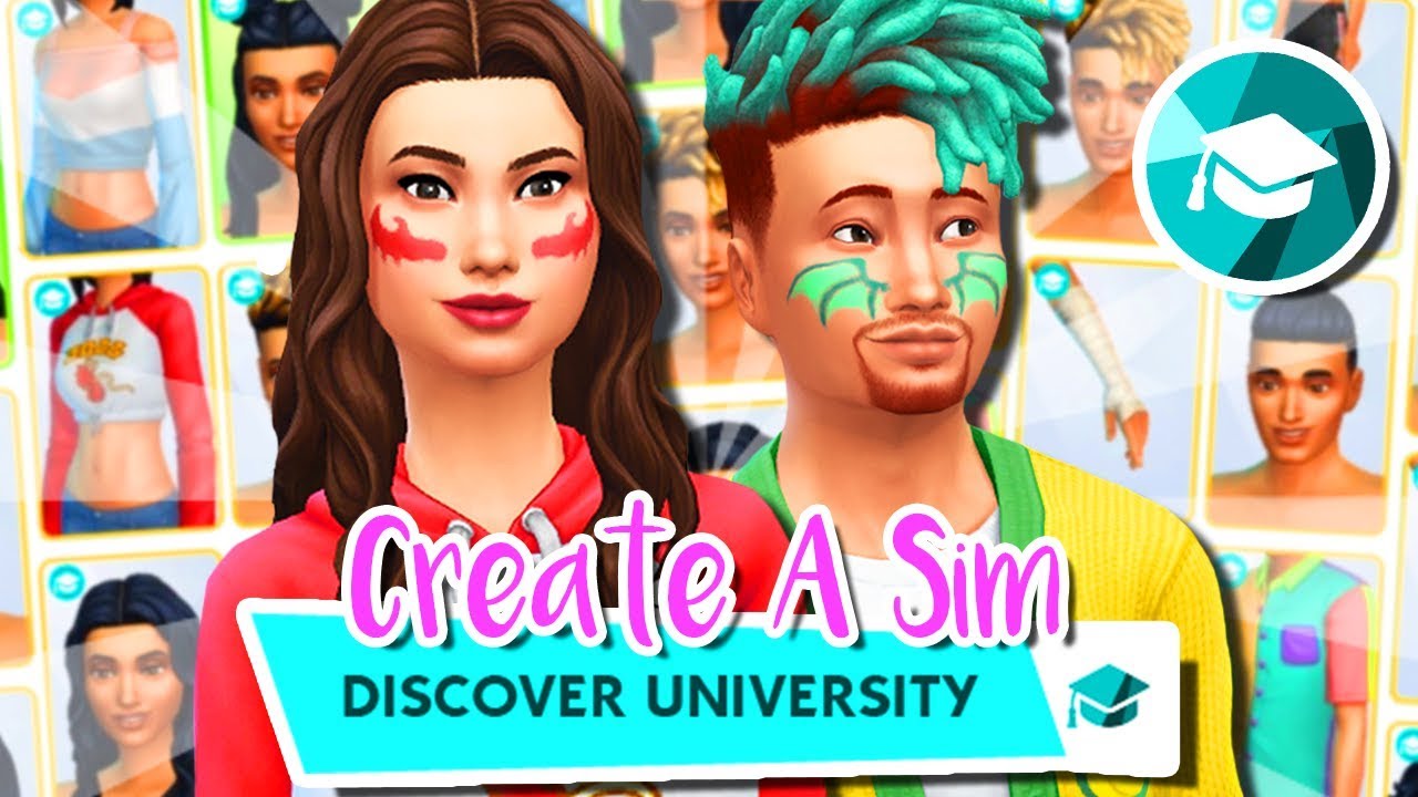 FULL Create A Sim Review 🎓DISCOVER UNIVERSITY CAS Showcase | The Sims 4