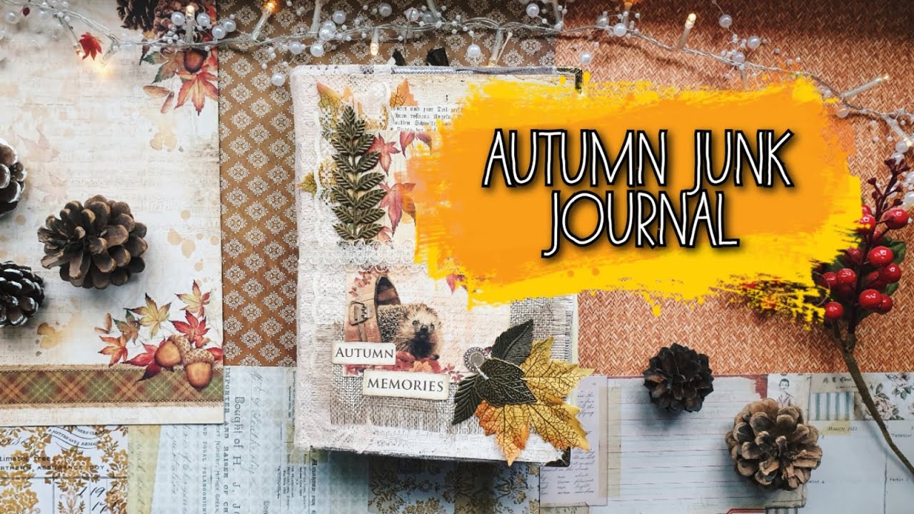 Autumn junk journal flip through