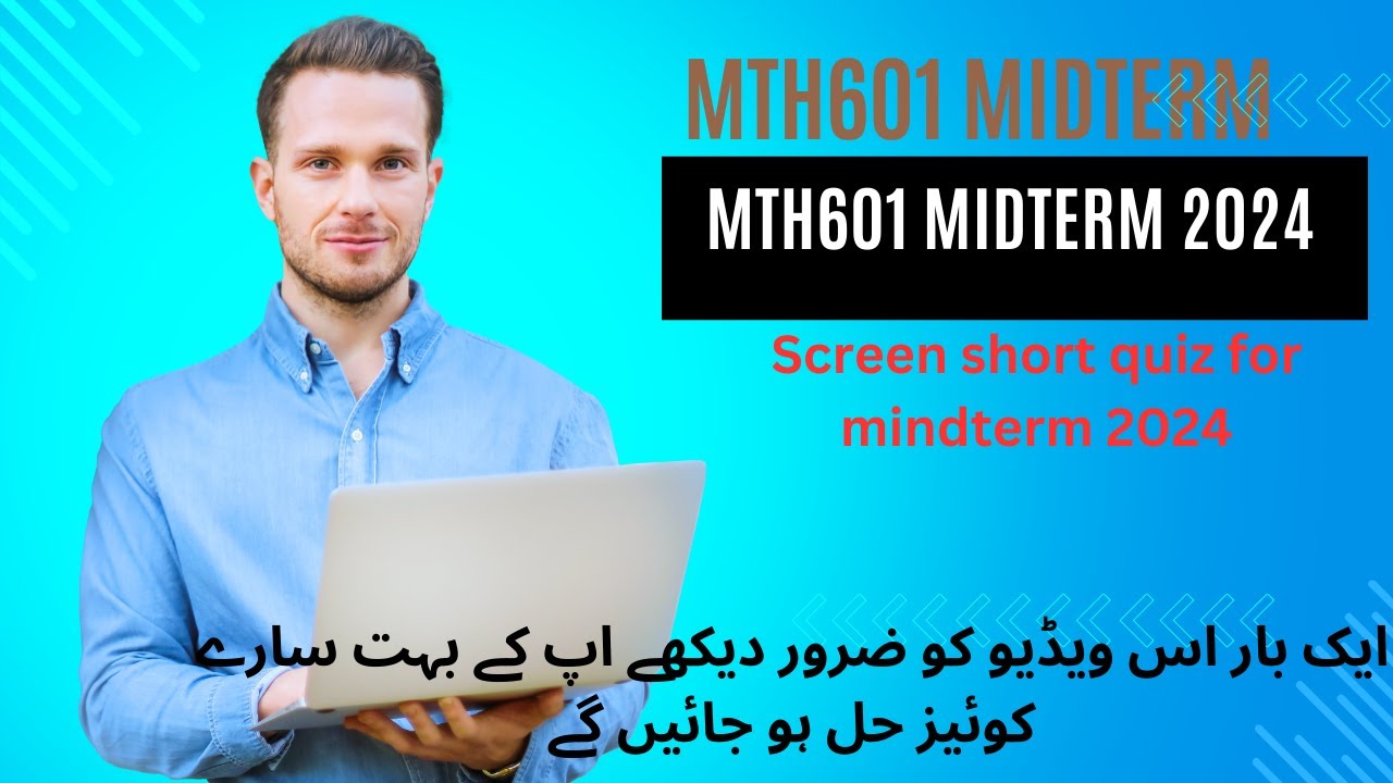 Mth601 midterm preparation 2024| mth601 midterm| mth601 quiz for mid term 2024|