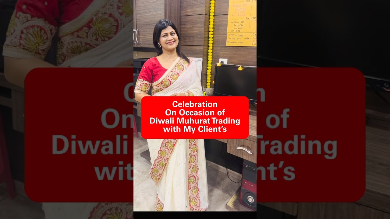 Celebration On Occasion of Diwali Muhurat Trading with My Client&rsquo;s #diwali #celebration #partytime