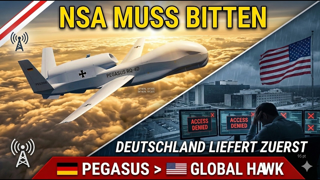 USA BRAUCHEN UNS: Wie PEGASUS SIGINT den EuroHawk-Fluch zerschmettert