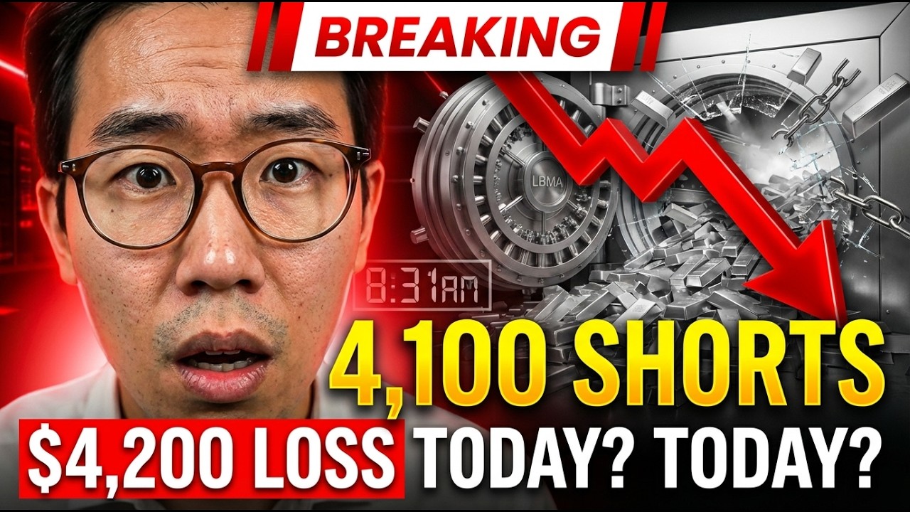 BREAKING: JPMorgan Placed 4,100 Shorts at 8:31AM — $4,200 Loss for Silver Holders?
