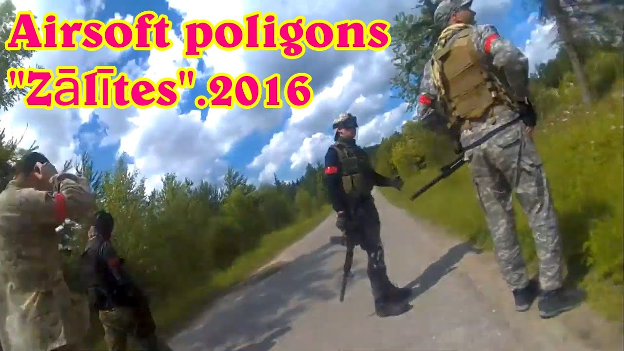 Airsoft Gameplay страйкбольная игра airsoft spēle. Airsoft poligons "Zālītes".2016