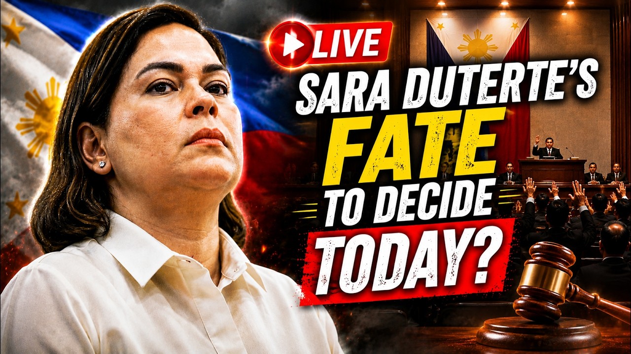 Sara Duterte Impeachment Trial LIVE | Philippine Senate Begins Historic VP Impeachment Case | Live