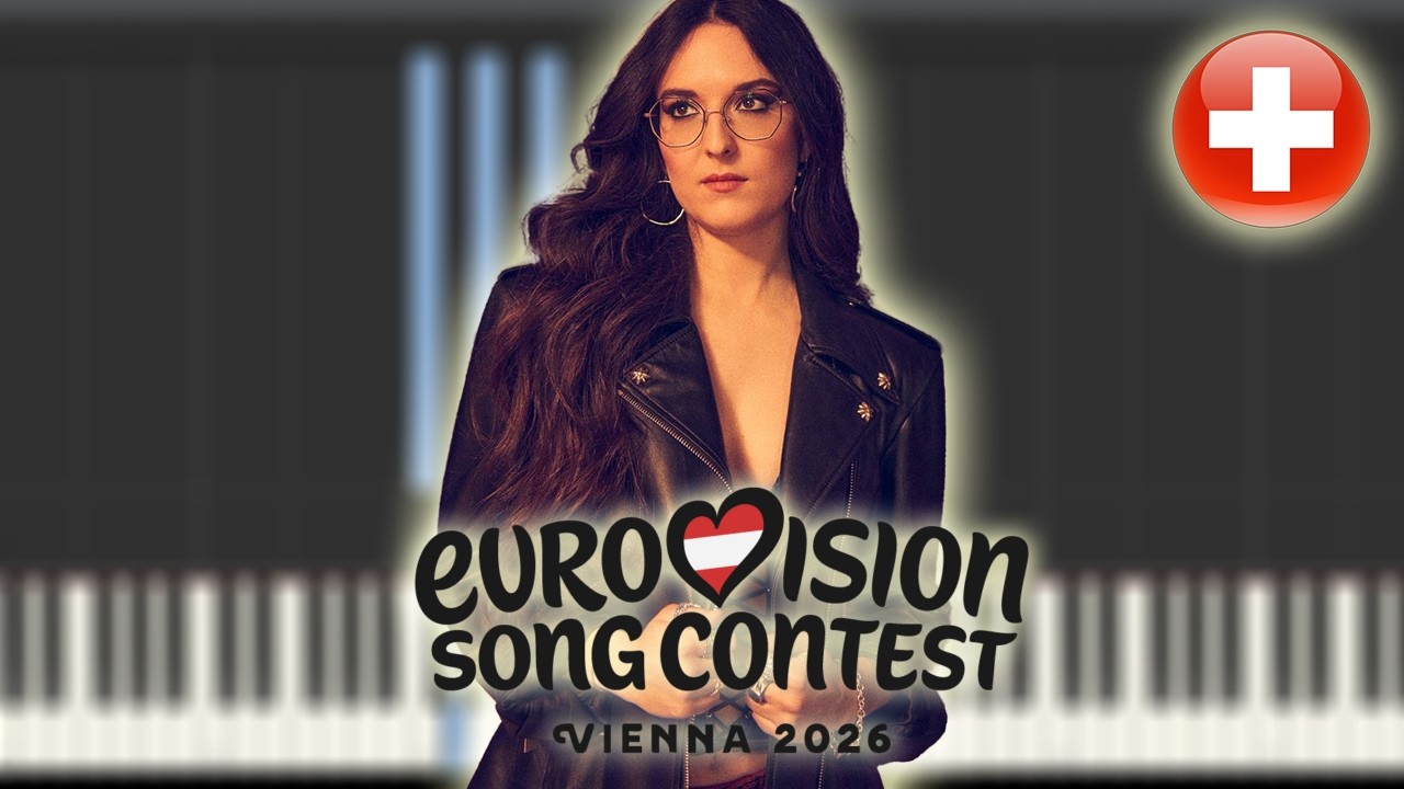 Veronica Fusaro - Alice - Switzerland 🇨🇭 - Eurovision 2026 | Piano Tutorial / Partitura / MIDI