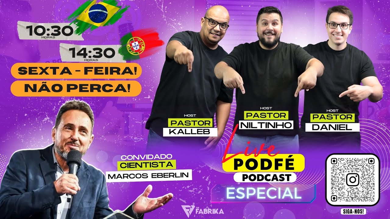 PodFÉ #16 - CIÊNCIA E FÉ COM DR MARCOS EBERLIN