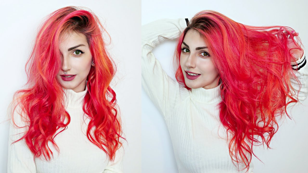 PINTANDO O CABELO DE PINK!