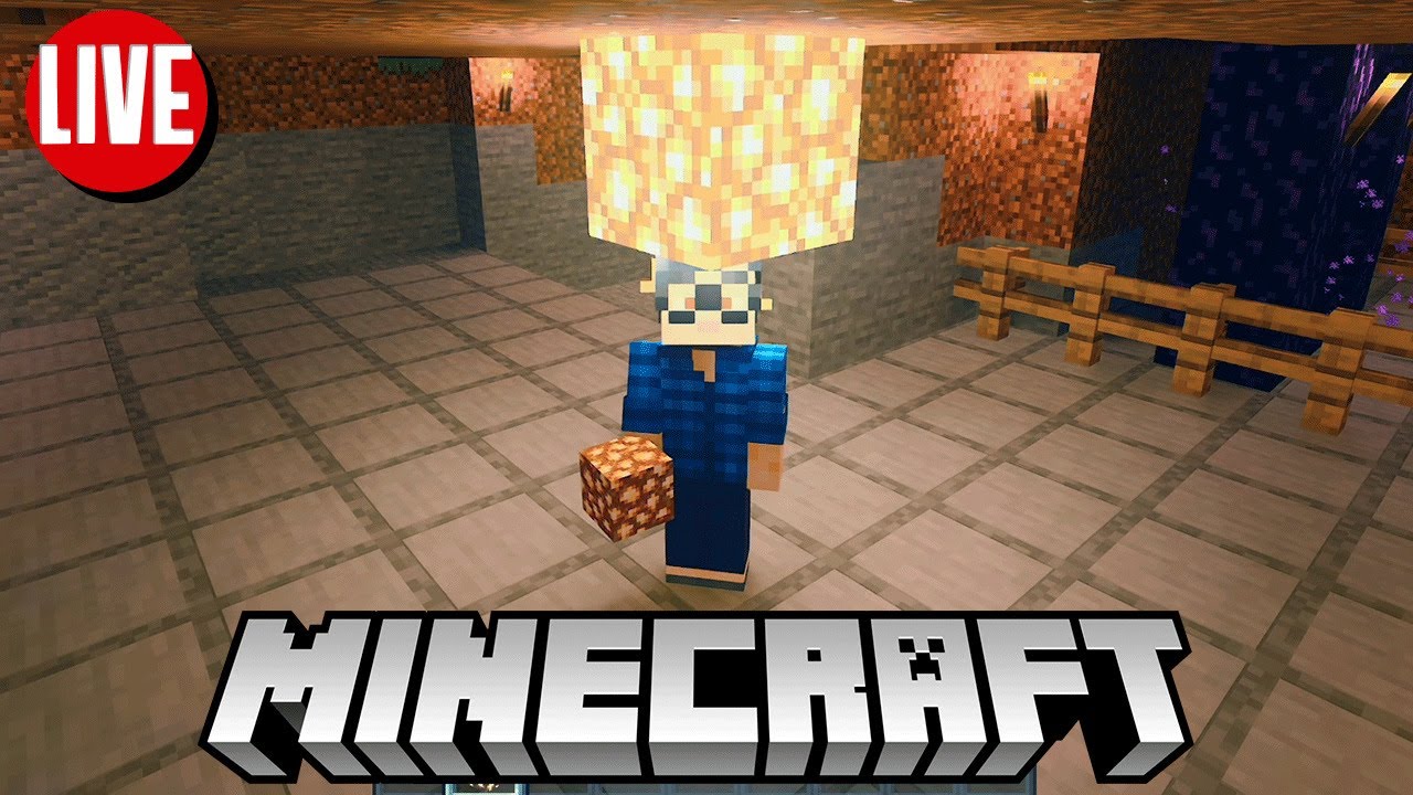 ARRUMANDO MINHA CASA DO MINECRAFT AO VIVO #21 (RTX ON)